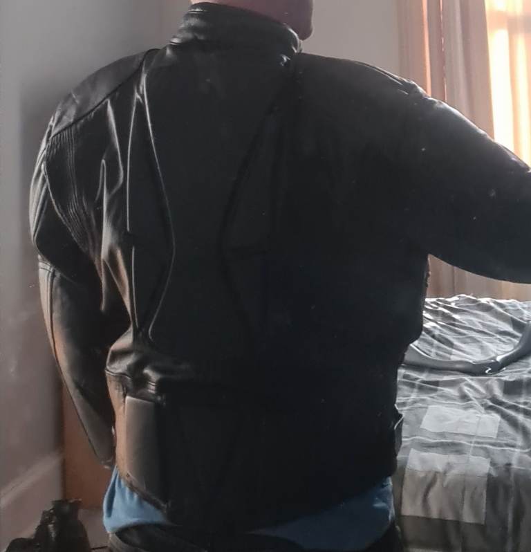 Leather motorcycle Jacket