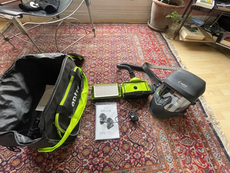 Optrel Helix CLT PAPR welding helmet