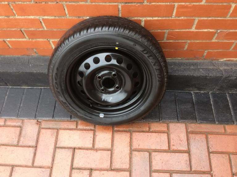 New car wheel with tyre size 165/60 R14 75