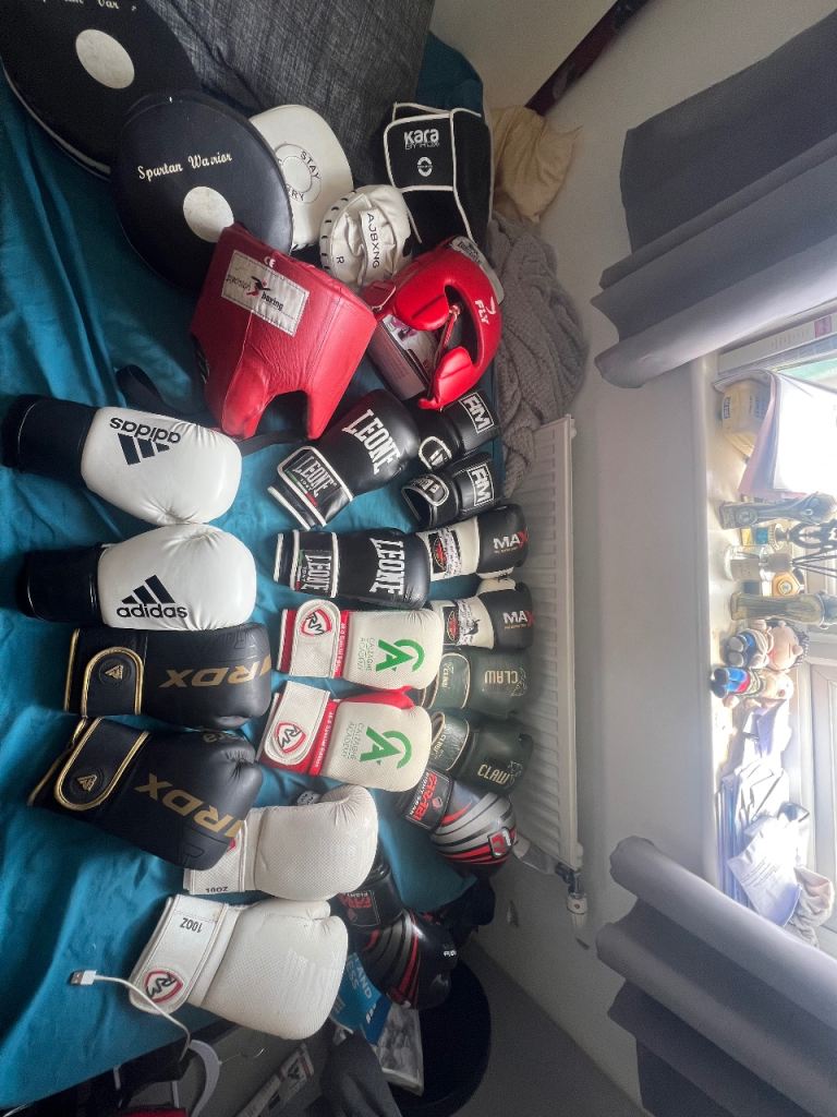 Huge Boxing Equipment Bundle - Gloves, Pads, Headguards