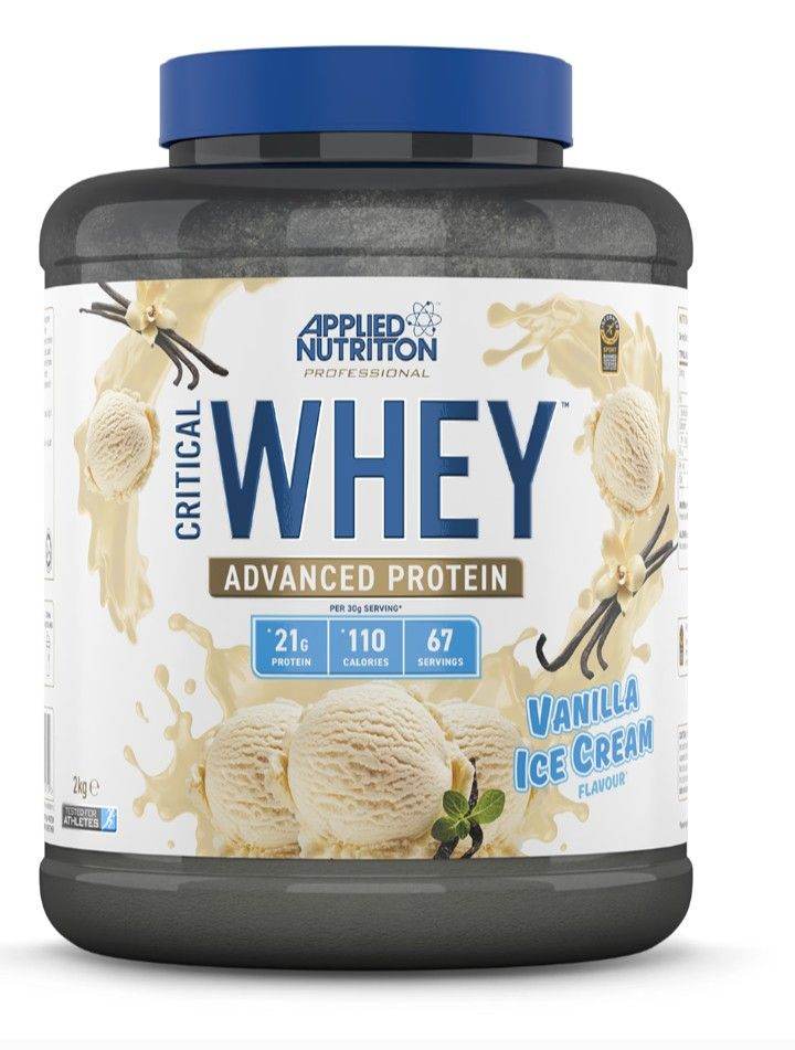 Applied Nutrition Critical Whey Vanilla Ice Cream 2kg 61 Servings