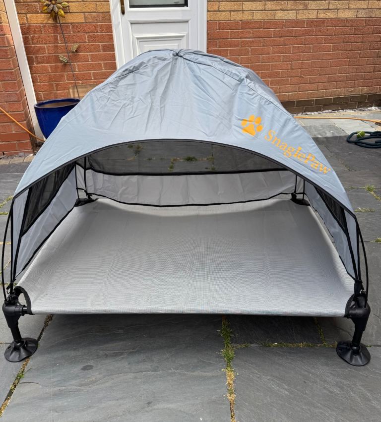 Elevated Dog Bed With Canopy