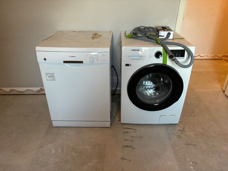 Samsung Washing Machine & Bosch Dishwasher – Good Condition