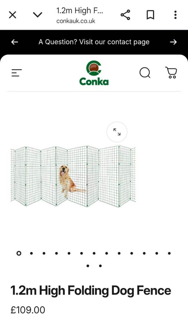 Folding Outdoor Dog Fence