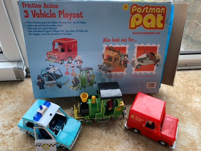 image for Postman Pat 3 Vehicle Playset and Extras