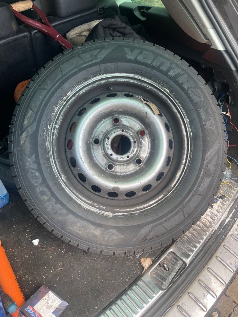 Transit spare wheel and tyre 