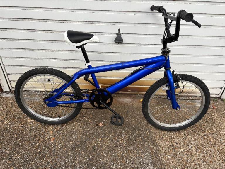 image for BMX BIKE BLUE NO LOGO 20in wheels heavy duty frame  serviced  £75