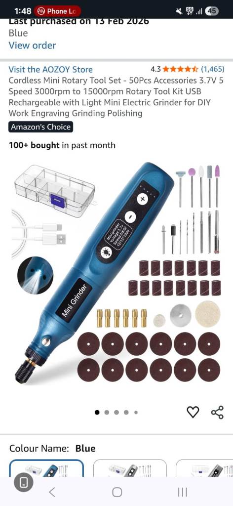 Cordless Mini Rotary Tool Set - 