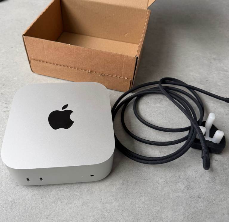 Apple Mac Mini M4 512GB 16GB Silver 10C CPU GPU IMMACULATE Condition - Warranty