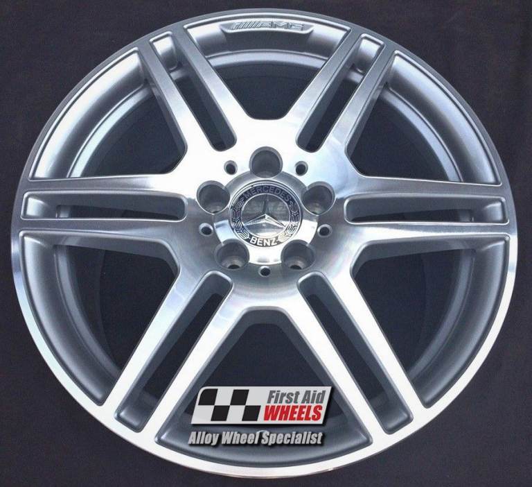 R288DCS Swap MERCEDES E CLASS W212 4X 18'' GENUINE AMG SILVER DIAMOND CUT ALLOY WHEELS
