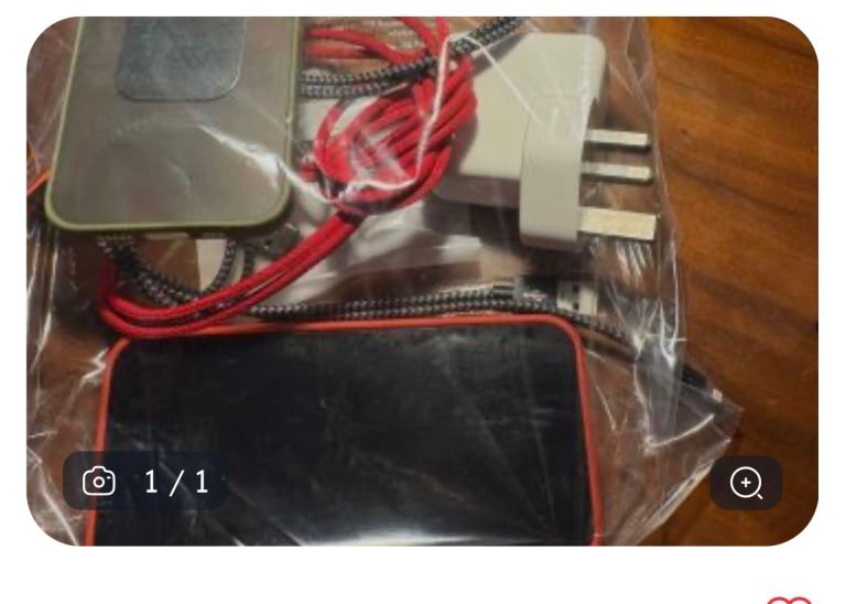 Mobile Phone Charger and Cable Set – Good Condition