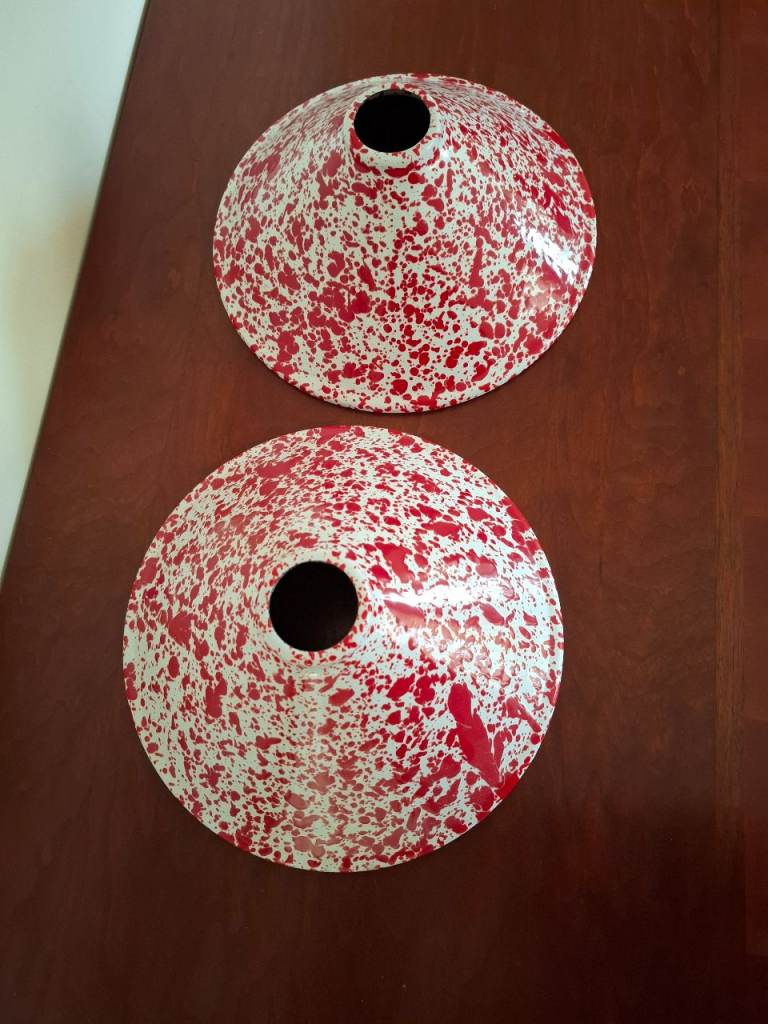Enameled Lamp Shades