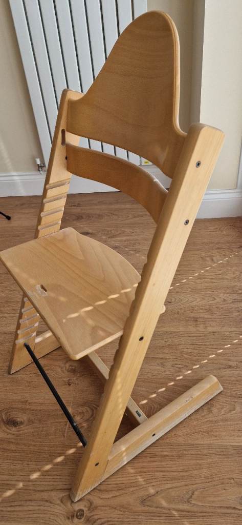 Stokke  Wooden High Chair – Good Condition
