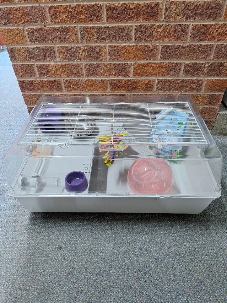 Hamster cage and accessories