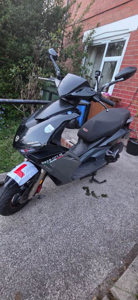 NECO GPX 50cc Matte Black Scooter | 2019 | Runs Perfectly | Ideal First Bike