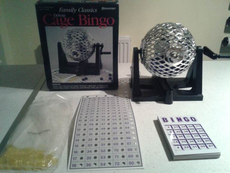 Deluxe Cage Bingo Game