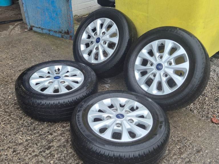 🌟Genuine Ford transit 16 inch alloy wheels 5x160 with MATCHING TYRES 8M++