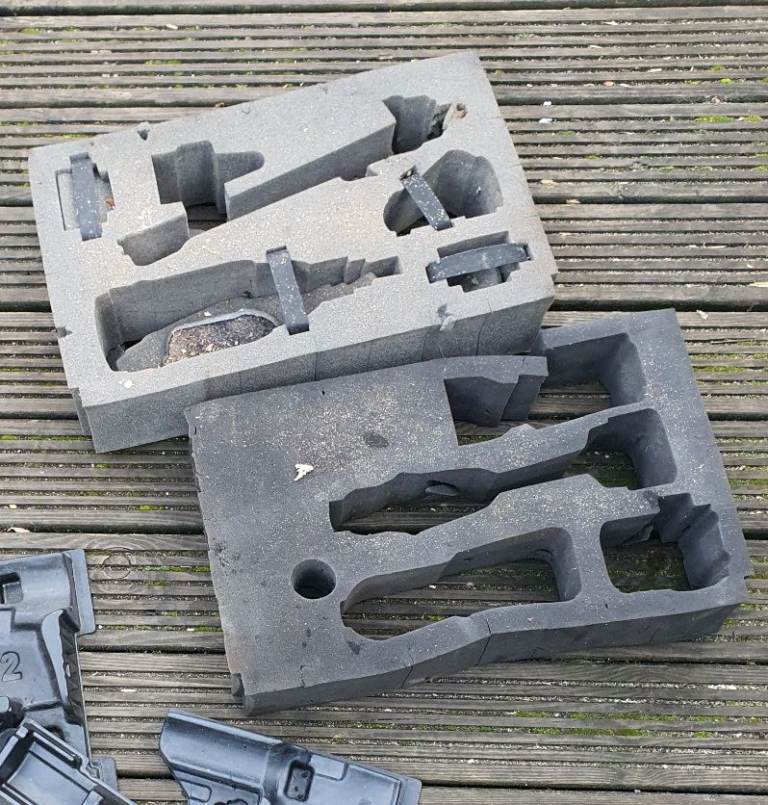 For sale is a set of Dewalt foam inserts for toolbox