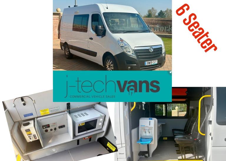 2019 Vauxhall Movano / Renault Master 2.3 CDTI L2 MWB Van ***Welfare / Camper / 6 Seater*** PANEL...