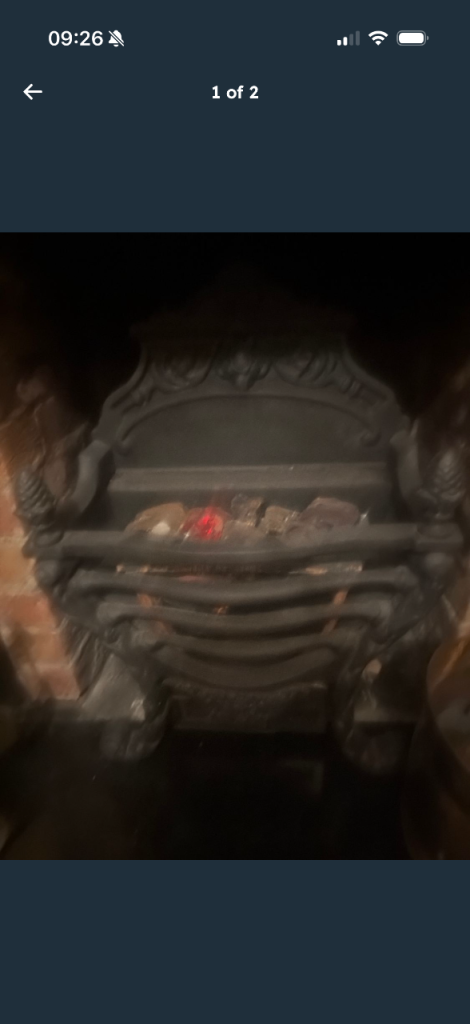 Cast iron fire basket 