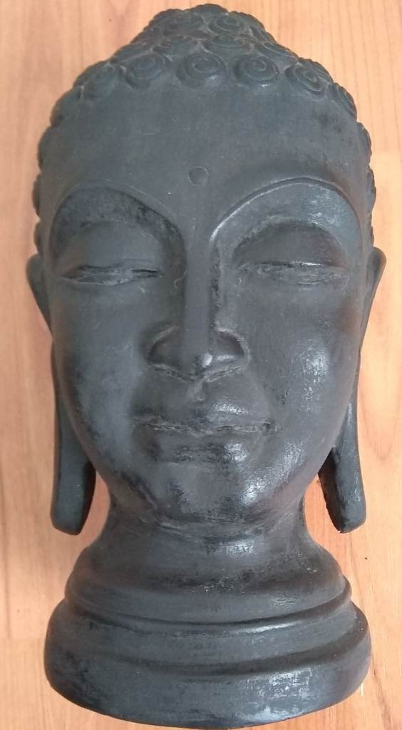 BLACK BUDDHA HEAD - MADE IN VIETNAM