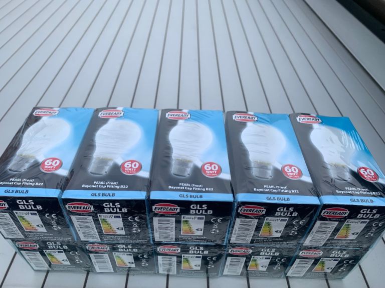 60 watt GLS bulbs
