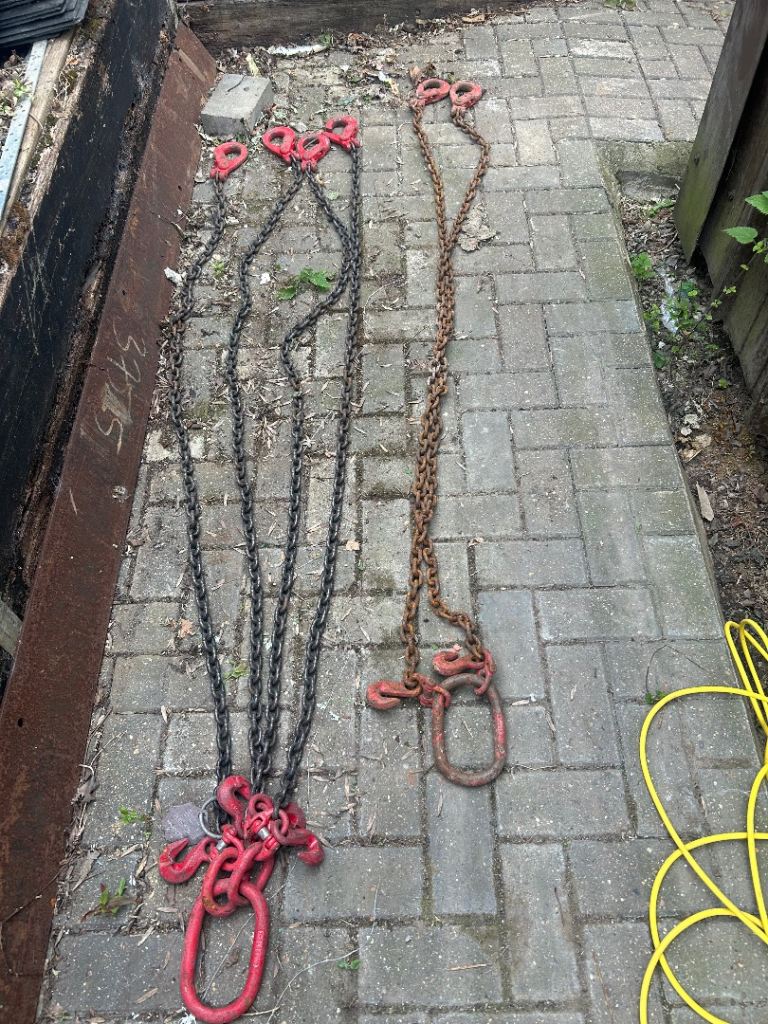 4 leg and two leg lifting chains