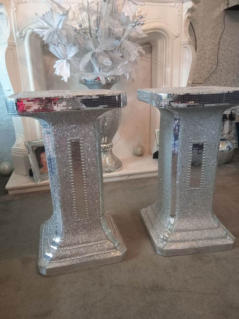 2 side diamond crushed  tables