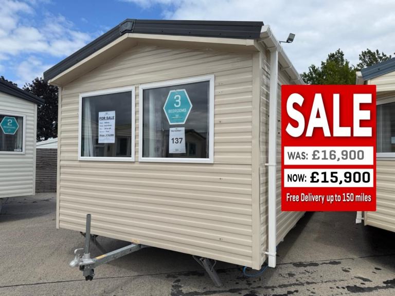 35x10ft 3 Bed Offsite Static Caravan - DG, CH - Self Build / Farms / Own Land