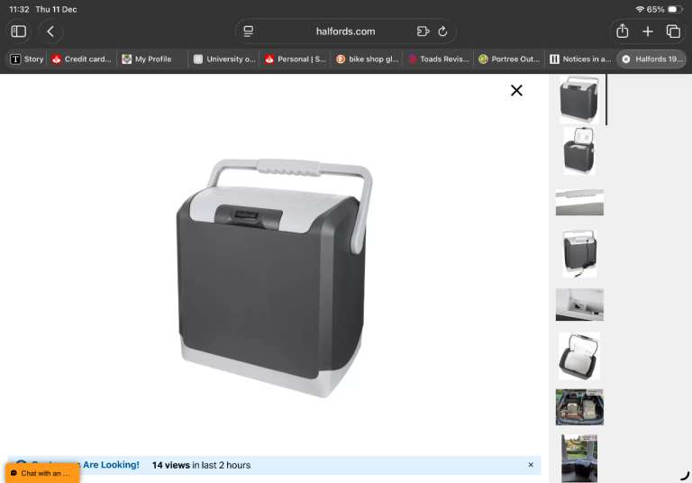 image for Halfords 19 litre Electric Coolbox