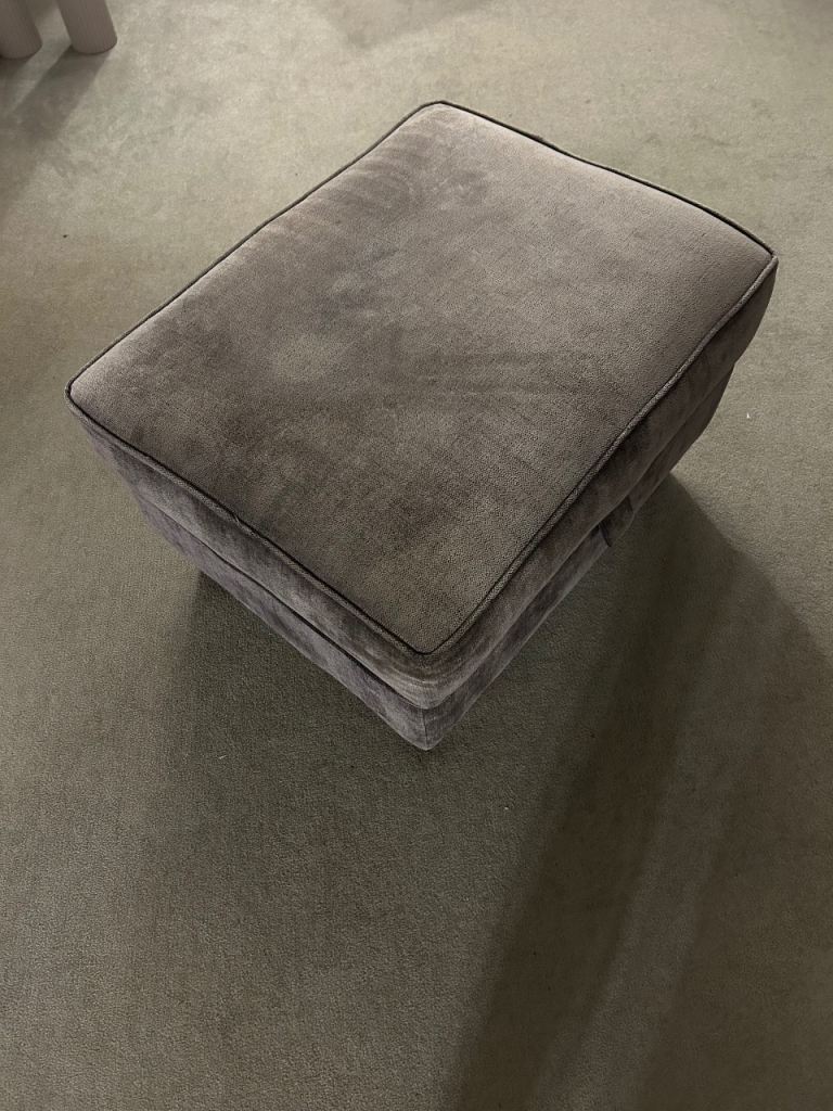 Sofology Canterbury Grey Storage Footstool - Good Condition