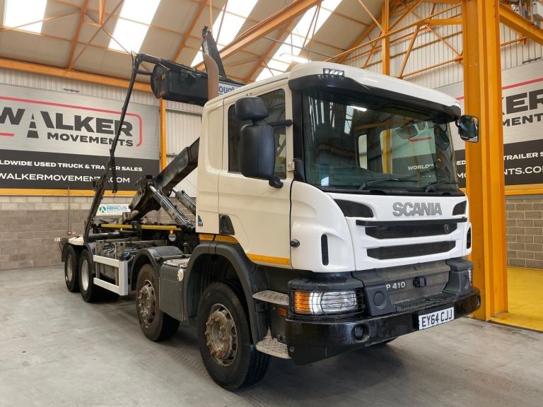 SCANIA P410 *EURO 6* 8X4 HOOKLOADER - 2014 - EY64 CJJ