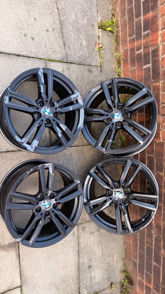 4x Genuine BMW 1,2 Series 18" 486m Alloy Wheels F40 F44,F45 5x112