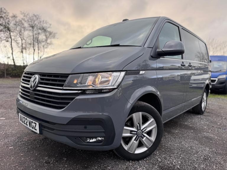 2022 Volkswagen Transporter T6.1 Highline 150 BHP. Pure Grey. 6 Sp Manual. AC. 