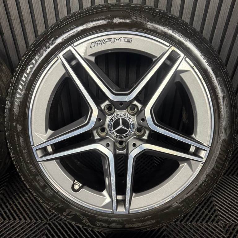 18'' GENUINE MERCEDES AMG A CLASS CLA B ALLOY WHEELS TYRES ALLOYS W177