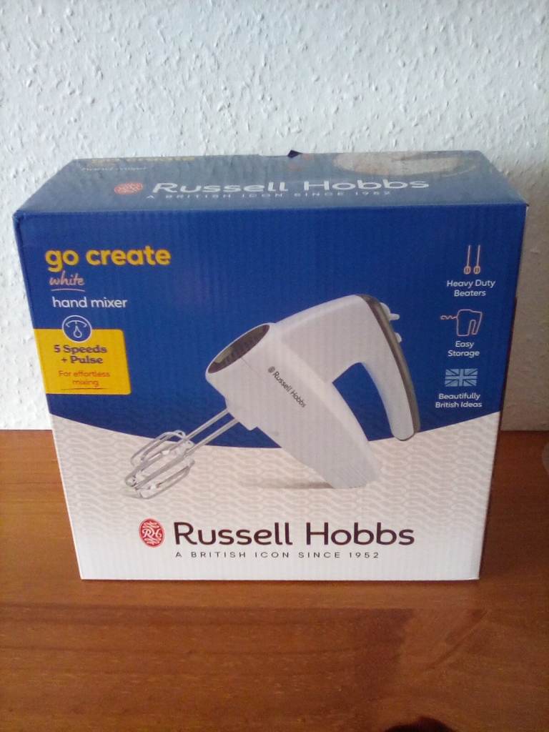 BRAND NEW RUSSELL HOBBS CLASS  5 SPEED + PULSE ELECTRIC  MIXER 