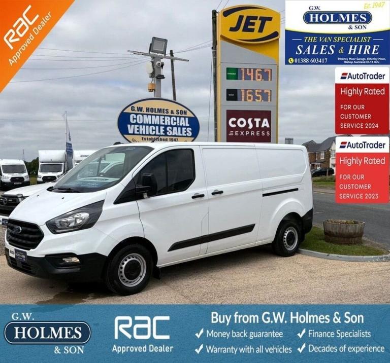 2021 Ford Transit Custom LEADER 2.0 TDCI ECOBLUE 300 105 BHP L1 H2 **DIRECT LEASING COMPANY** PAN...