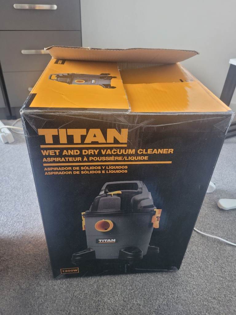 New Titan Wet and Dry Vacuum Cleaner