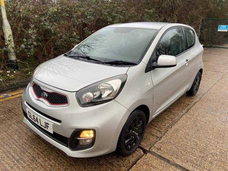 2014 Kia Picanto 1.0 VR7 3dr Silver 54k Miles Years MOT Warranty £20 Year Road Tax HATCHBACK Petr...