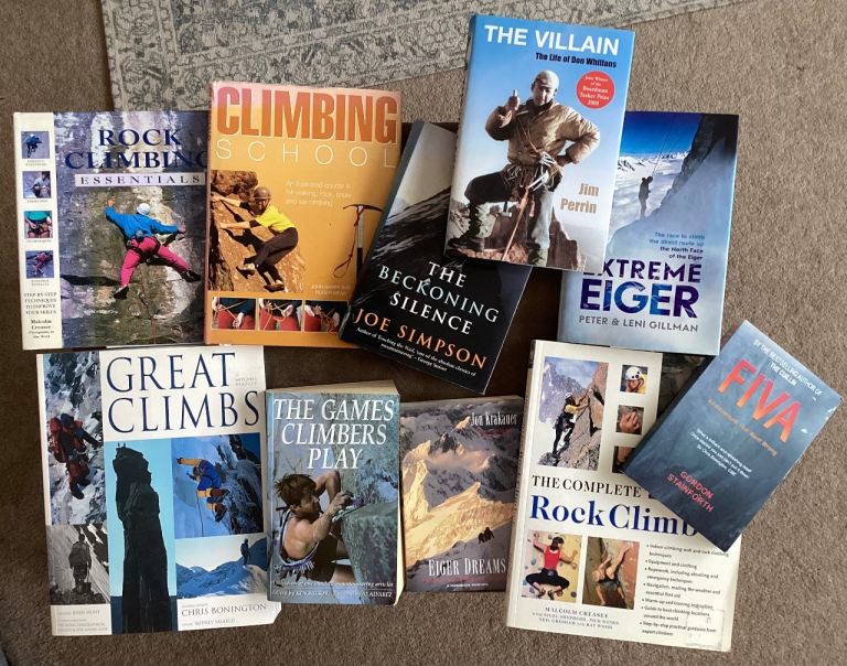 Collection of 10 Climbing and Mountaineering Books – Good Condition