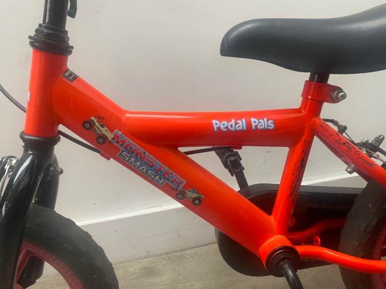 Pedal Pals 14” wheel monster truck pedal bike