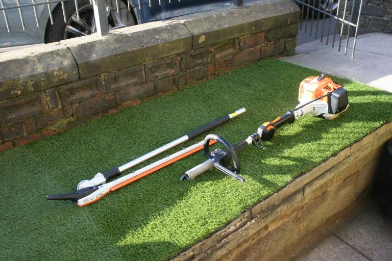 STIHL KM94rc Combi Engine with HL145 Hedge Trimmer attachment,