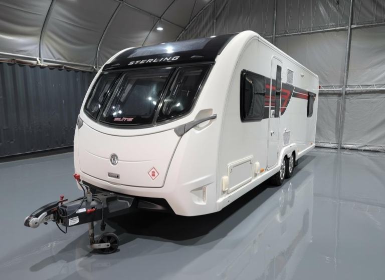 Sterling Elite 650 2016 4 Berth Twin Axle Caravan With Fixed Bed Layout 