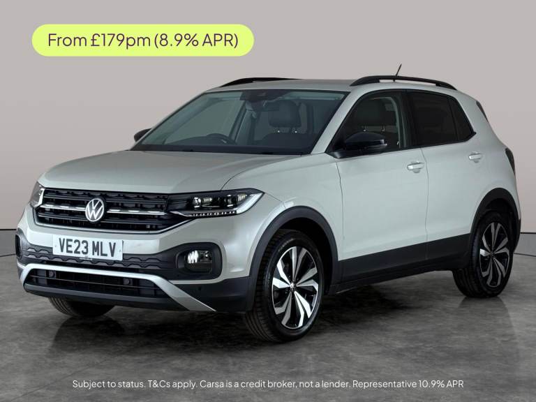 2023 Volkswagen T-Cross 1.0 TSI Black Edition SUV 5dr Petrol Manual Euro 6 (s/s) (110 ps) APPLE C...
