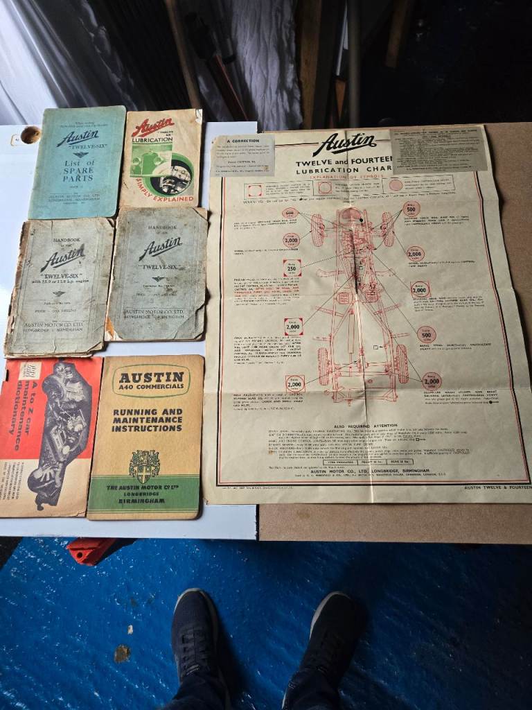 Very old Austin manuals