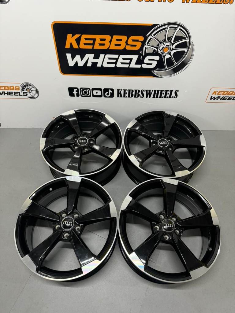 20" 2021 AUDI TTRS STYLE ALLOY WHEELS A4 A5 A6 A7 A8 S4 S5 S6 Q3 Q5 VW GOLF R GTI TT A3