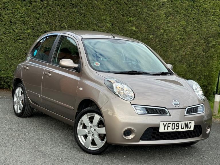 2009 NISSAN MICRA 1.2 ACENTA 5 DOOR, WOW 28k LOW MILEAGE + 1 LADY OWNER FROM NEW