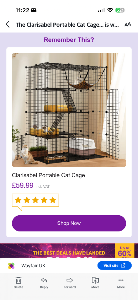 Cat kitten pet cage dog indoor litter tray carrier 