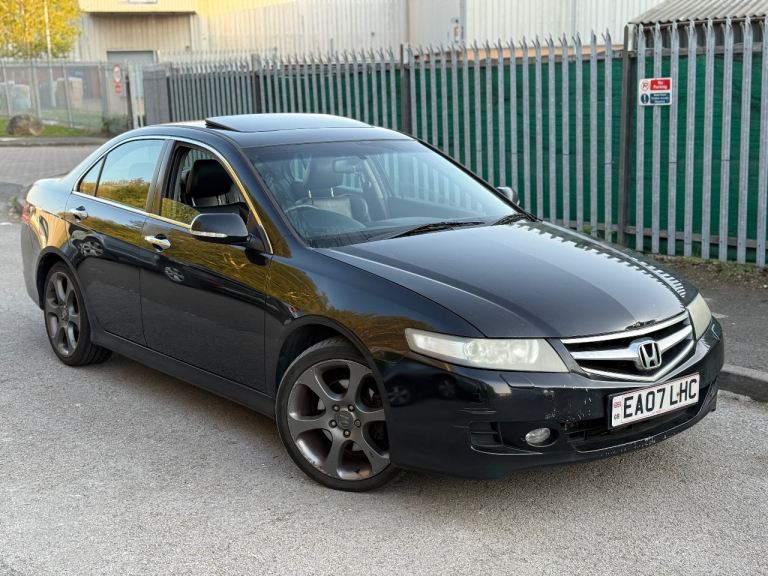 2007 Honda Accord 2.2 i-CTDI Executive 4dr Saloon Black - MOT March 27! Needs New Clutch.