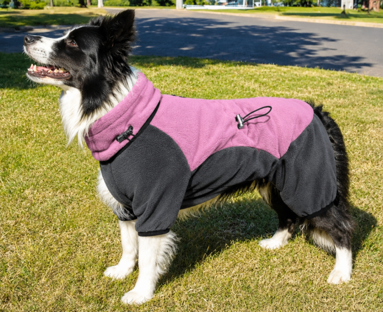 Pumyporeity Dog Cold Weather Fleece Large - Pink.